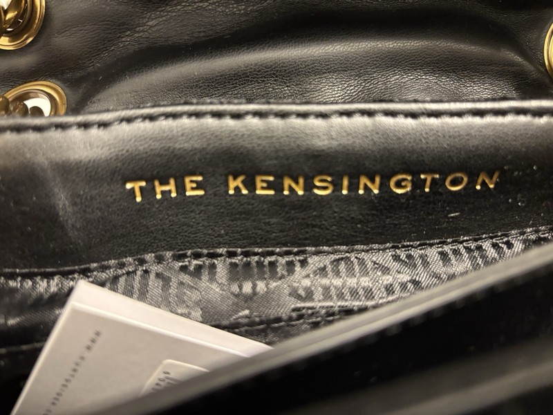 Kurt Geiger The Kenniston Medium Quilted Suede Shoulder Bag Black With Stars gallery