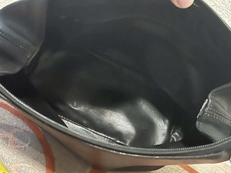 VTG Master By Nannini Black Genuine Leather 1 Strap Shoulder Bag Made in Italy gallery