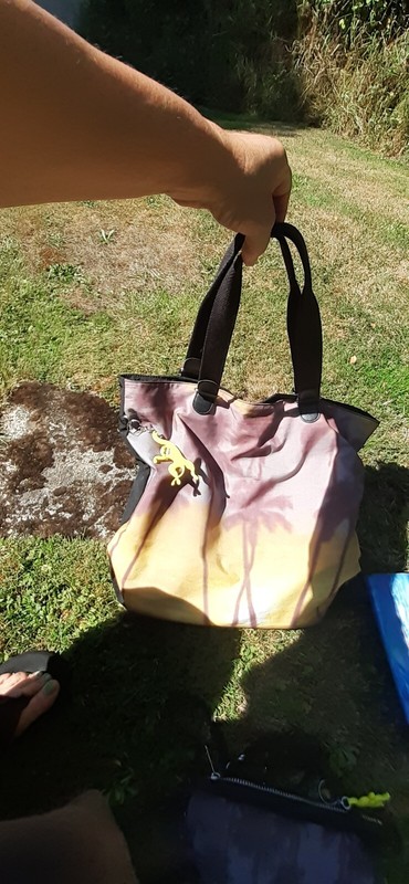 Vintage Kipling Palm Tree Tote Bag And Small Crossbody