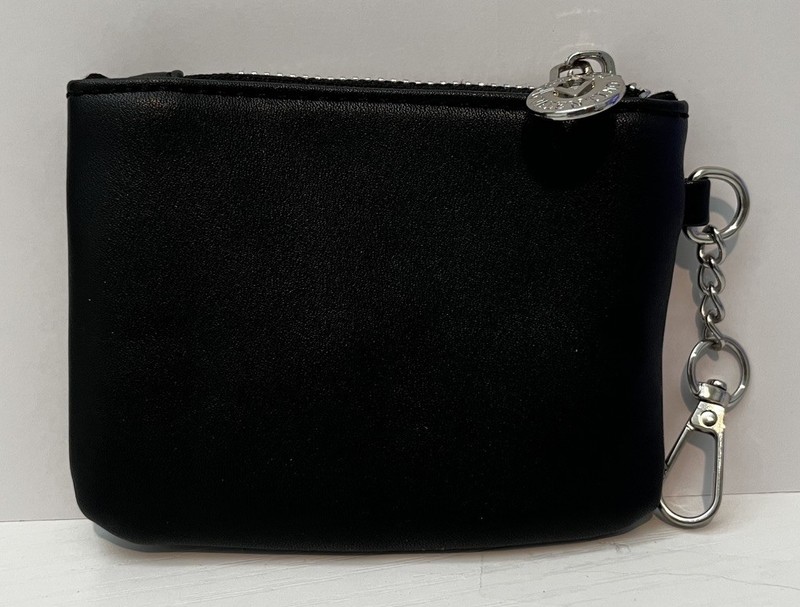 Valentino Orlandi Black Leather Coin Pouch Wallet Small Purse gallery