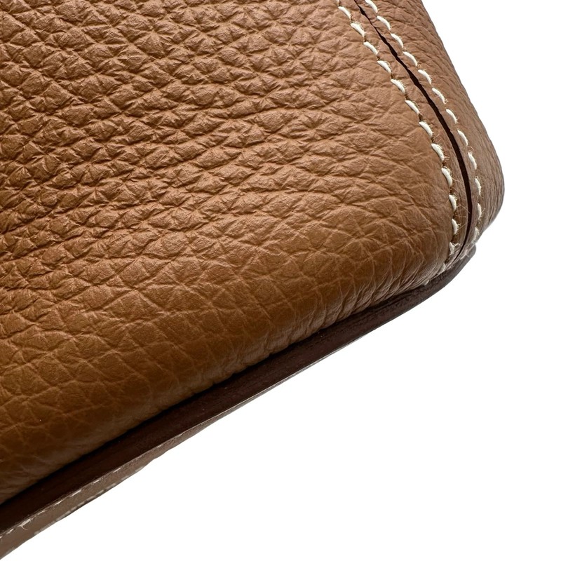 HERMES In The Loop 18 Gold Handbag W Stamp #OKB1039 gallery