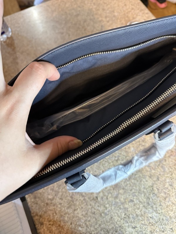 Maverick And Co Work Purse Leather Trimmed Briefcase Durable Water Resistant gallery