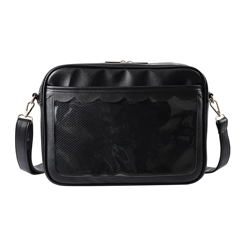 Japanese Lolita Handbag Womens ItaBag PU Transparent Student Shoulder Bag Anime