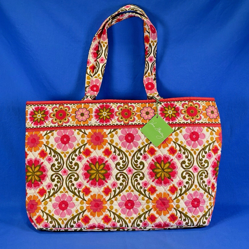 Vera Bradley East West Tote Folkloric – Retired – New w/Tags – Free Shipping