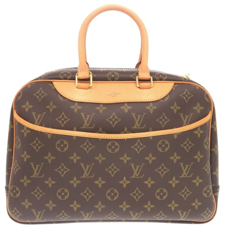 LOUIS VUITTON Bag: Deauville M47270 Brown W35H26D13cm w/dust bag;