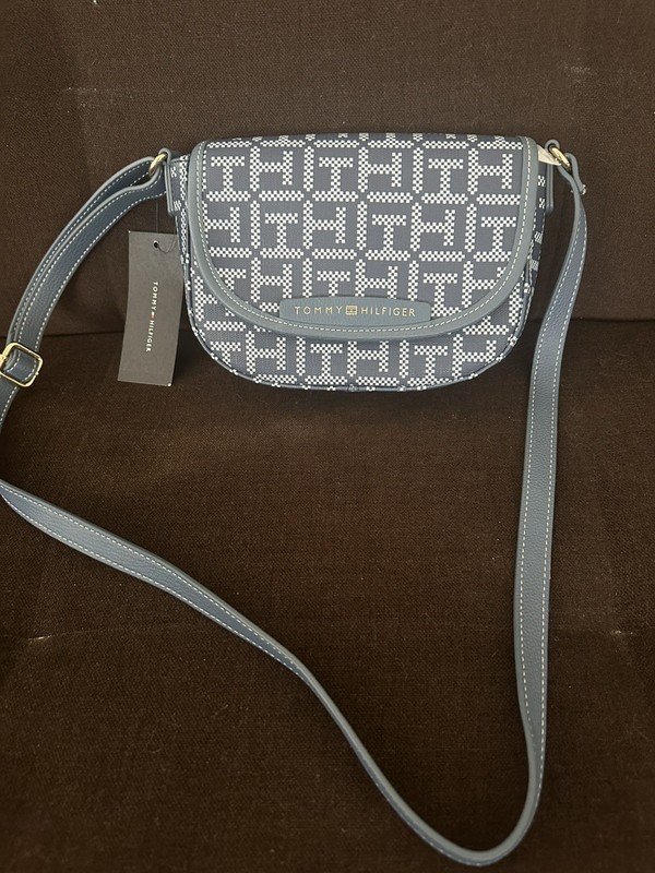 Tommy Hilfiger Charcoal Blue/Breezy Blue Diana Cross Body Women Handbags
