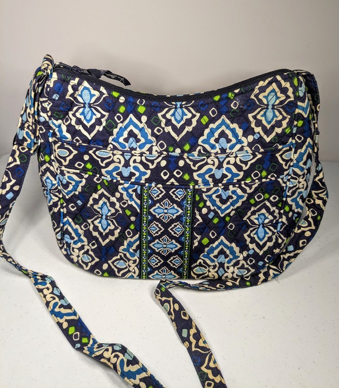 Vera Bradley Ink Blue Crossbody/Shoulder Bag