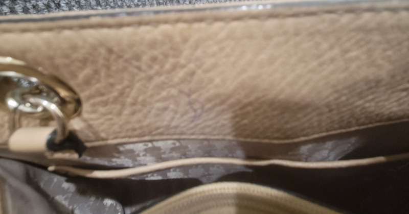 Karl Lagerfeld Paris Charlotte Chevron Quilted Leather Shoulder Tote Bag - Beige gallery