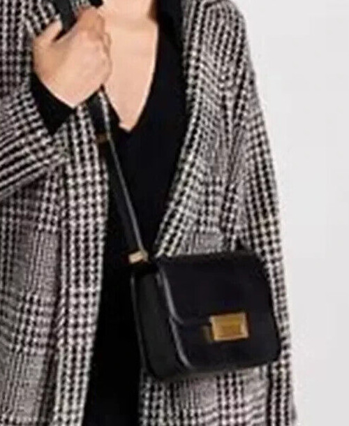$350. Loeffler Randall Deisi Black Shoulder Bag Black Gold