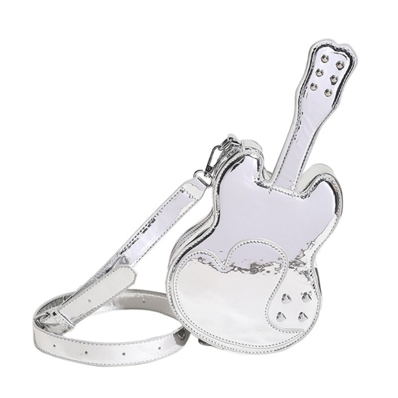 PU Leather Bags for Women Fashion Shoulder Bag Cute Funny Violin Crossbody Bag