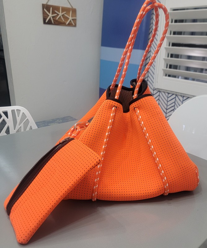 Pop Ups Brand Everyday Neoprene Tote – Orange $99