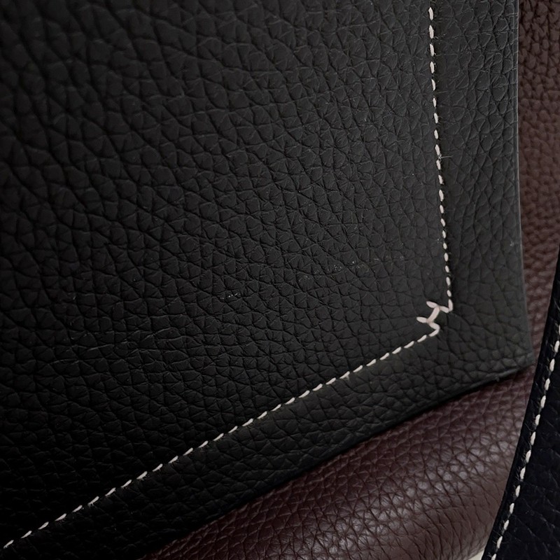 HERMES Cabas Sellier Size 31 Taurillon Clemence RougeSellier/Caban gallery