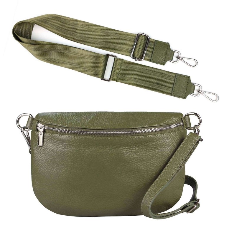 LADIES SET LEATHER BAG shoulder strap BELT HIP CHEST TUMMY CROSS OVER BODY BAG gallery