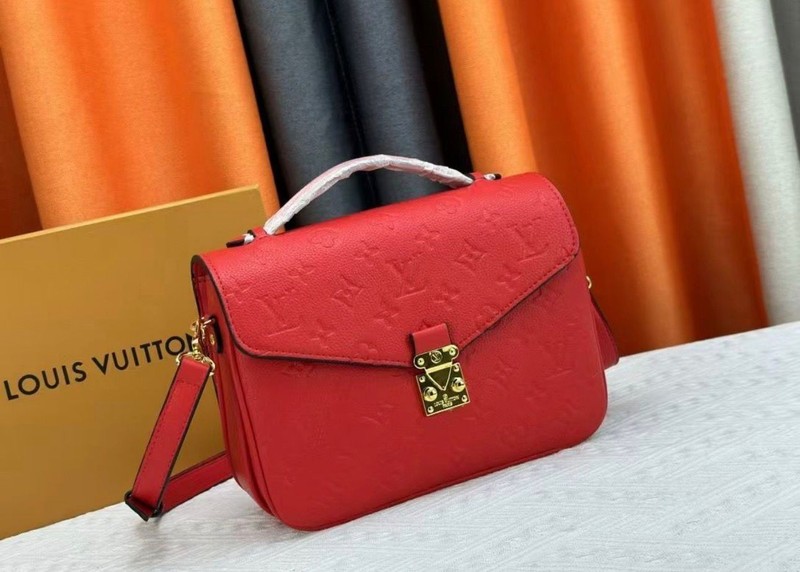 Louis Vuitton Empreinte Pochette Metis Marine Rouge shoulder bags