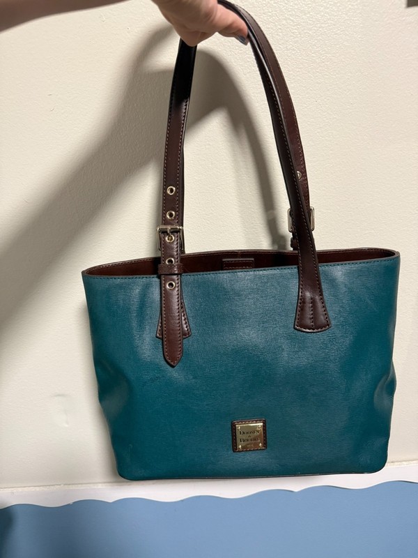 dooney and bourke handbag purse teal Excellent condition