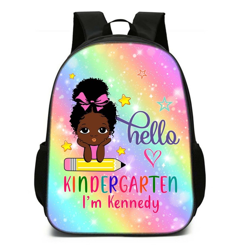Personalized Nurse Life Backpack Custom Black Nurse RN LPN Afro Bag Gifts US RN
