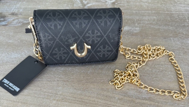 True Religion Monogram Chain Handbag New
