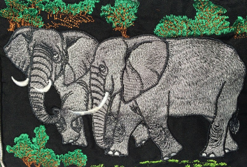 Hmong Handmade Ethnic Embroidered Elephant Shoulder Bag Fair Trade gallery
