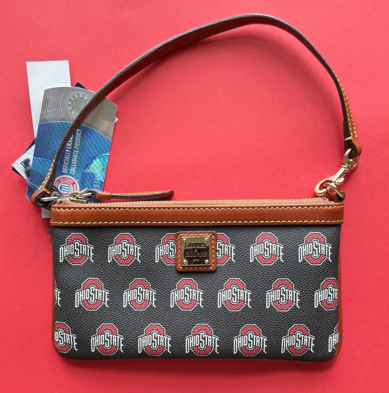 Dooney & Bourke Officially Licensed Ohio State Buckeyes Wristlet Wallet NWT