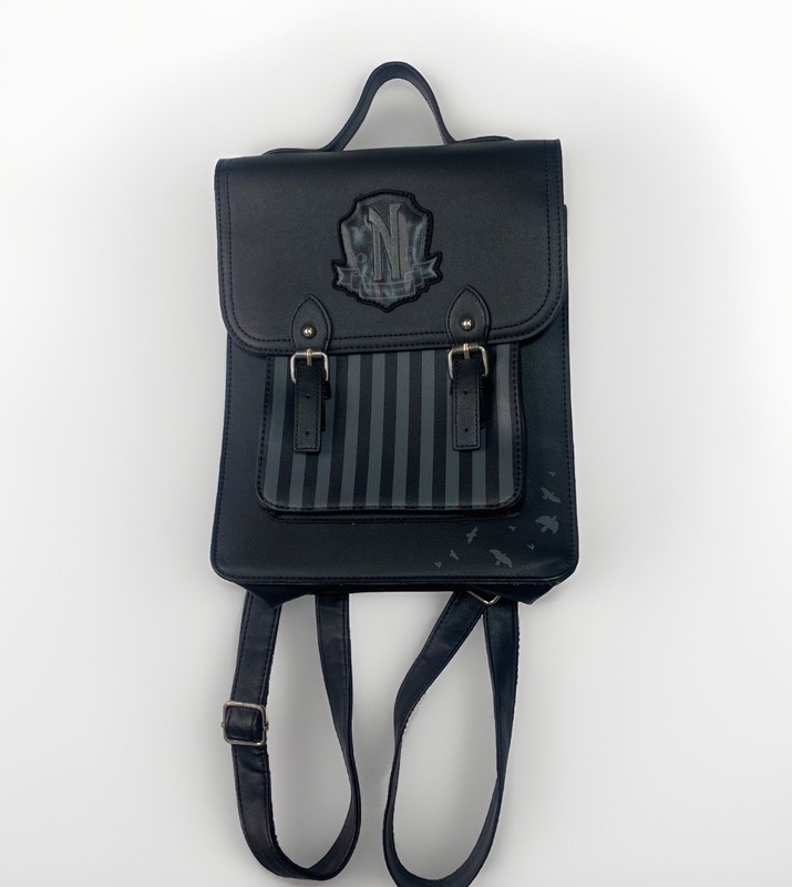 Wednesday Addams Nevermore Academy Mini Backpack Bag The Addams Family