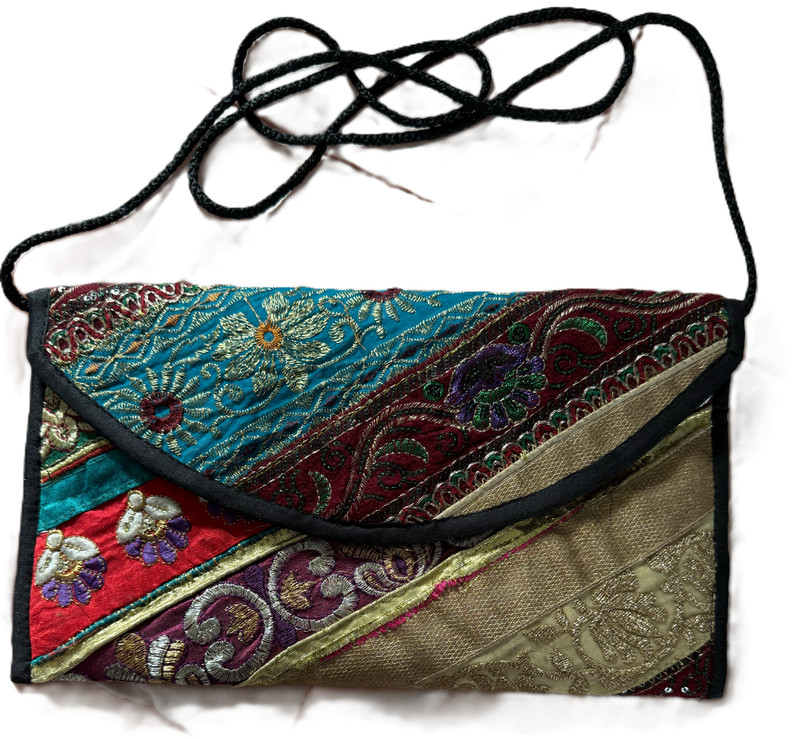 Montana West Purse Patchwork Brocade Crossbody Boho Western Snap Close Tapestry