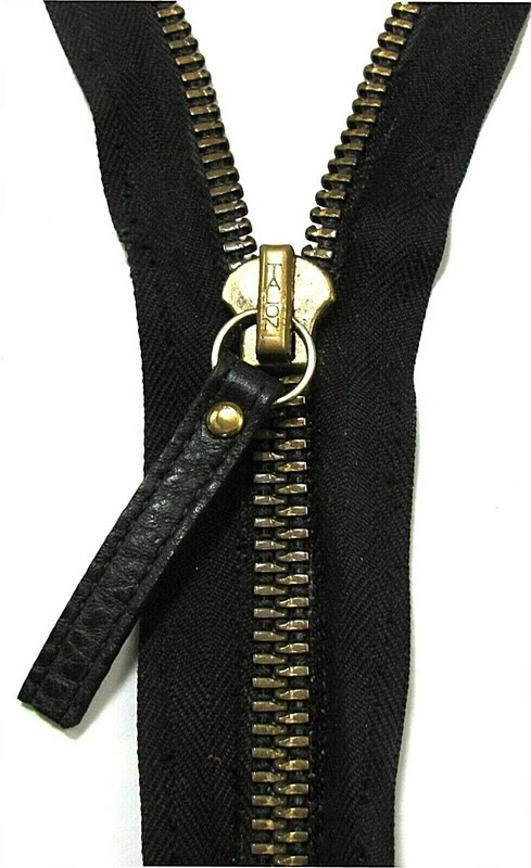 Two 1/2" Wide Genuine Leather Replacement Ring-Mounted Zipper Pull Extender TABS gallery