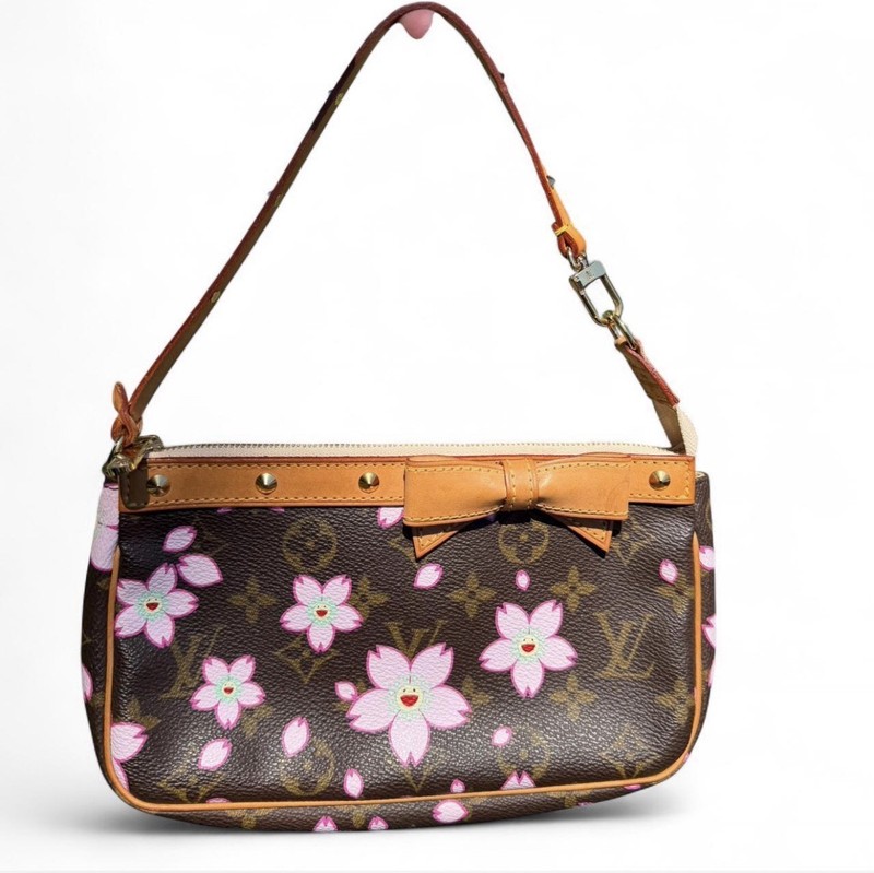 Louis Vuitton X Takashi Murakami Monogram Cherry Blossom Pochette
