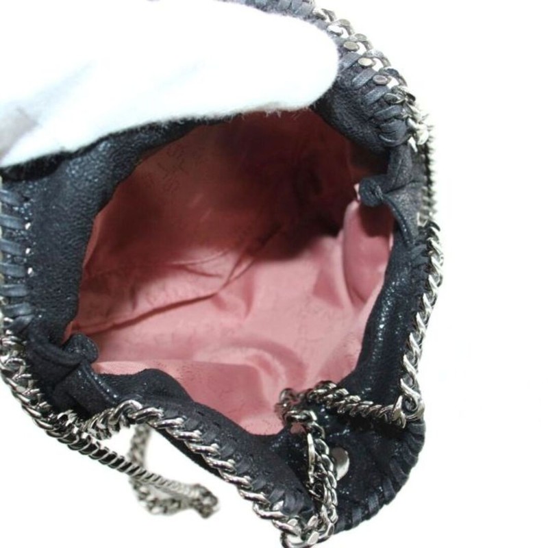 Stella McCartney Falabella Tiny Shoulder Bag Chain Black Used From Japan gallery