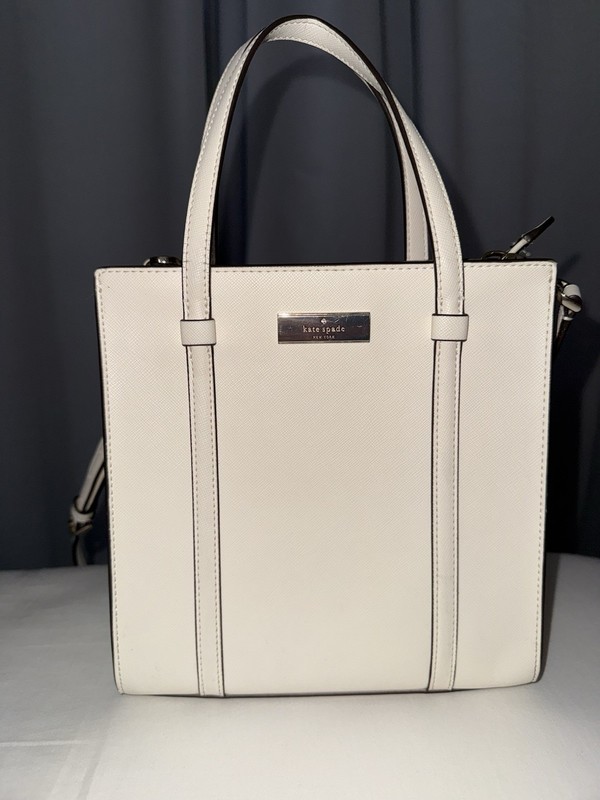 Kate Spade Purse Kenzie Limited Edition Small Tote Bag KI926 Ivory White