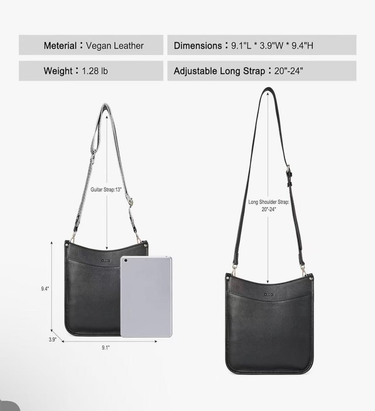 CLUCI Crossbody Bags For Women Trendy Fashion Shoulder Bag Vegan Leather Purse F gallery