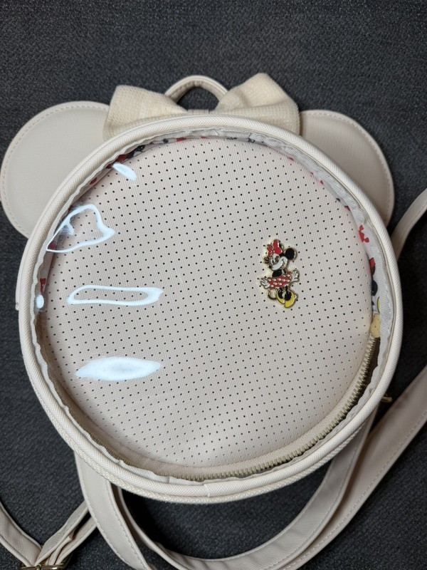 Loungefly Disney Minnie And Mickey Mouse Ears Pin Display Crossbody Bag