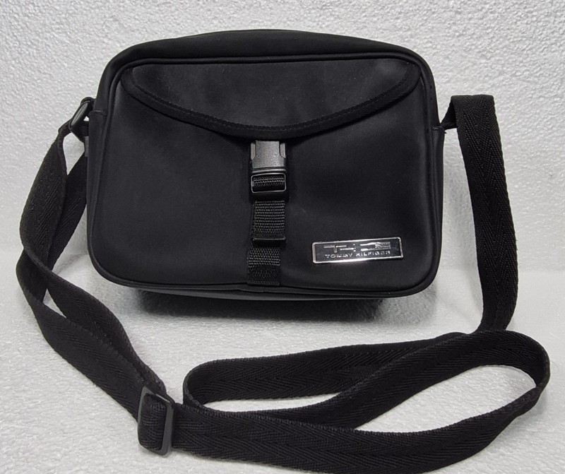 Tommy Hilfiger Faux Leather Rectangle Crossbody Shoulder Bag Purse 8″×6″×3″