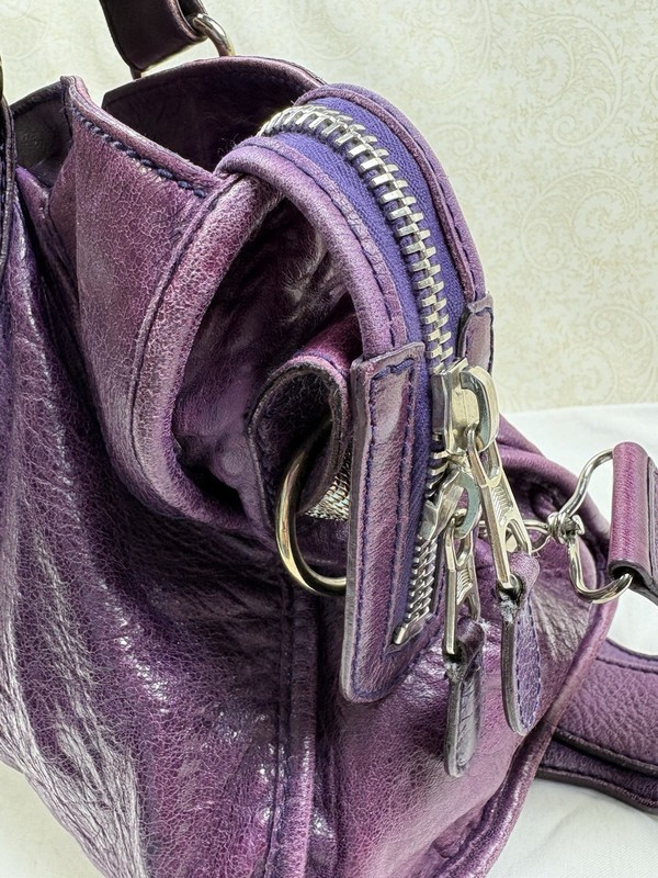 Balenciaga Ultraviolet Giant 21 City Bag Lambskin Original Dust Bag XL Purple gallery