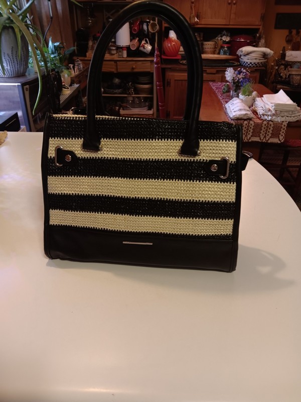 Black And Cream Bag