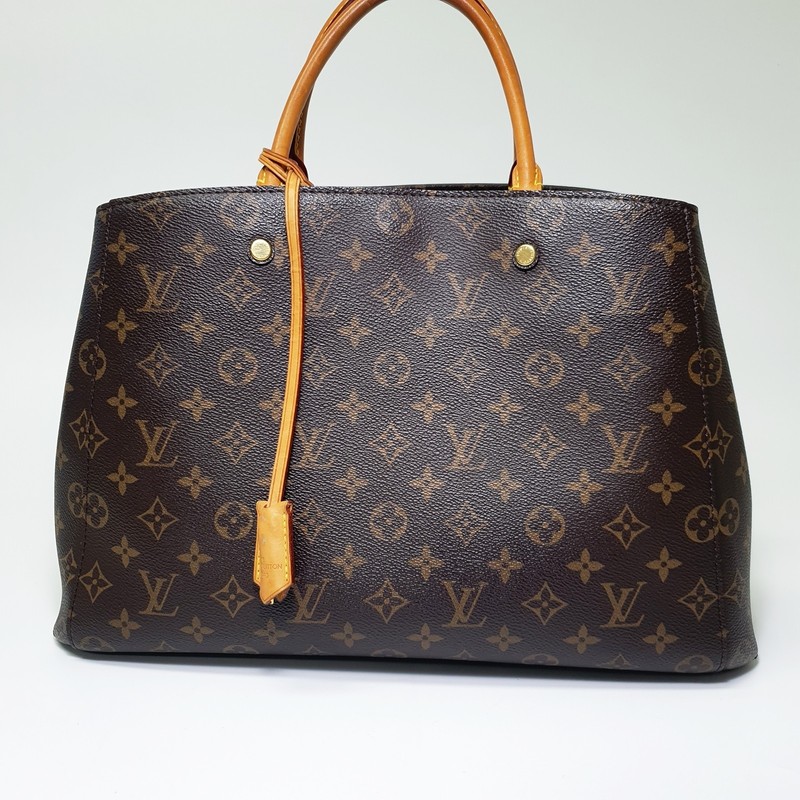 Authentic Louis Vuitton Montaigne GM Monogram M41067 Guaranteed Daily Bag LF320 gallery