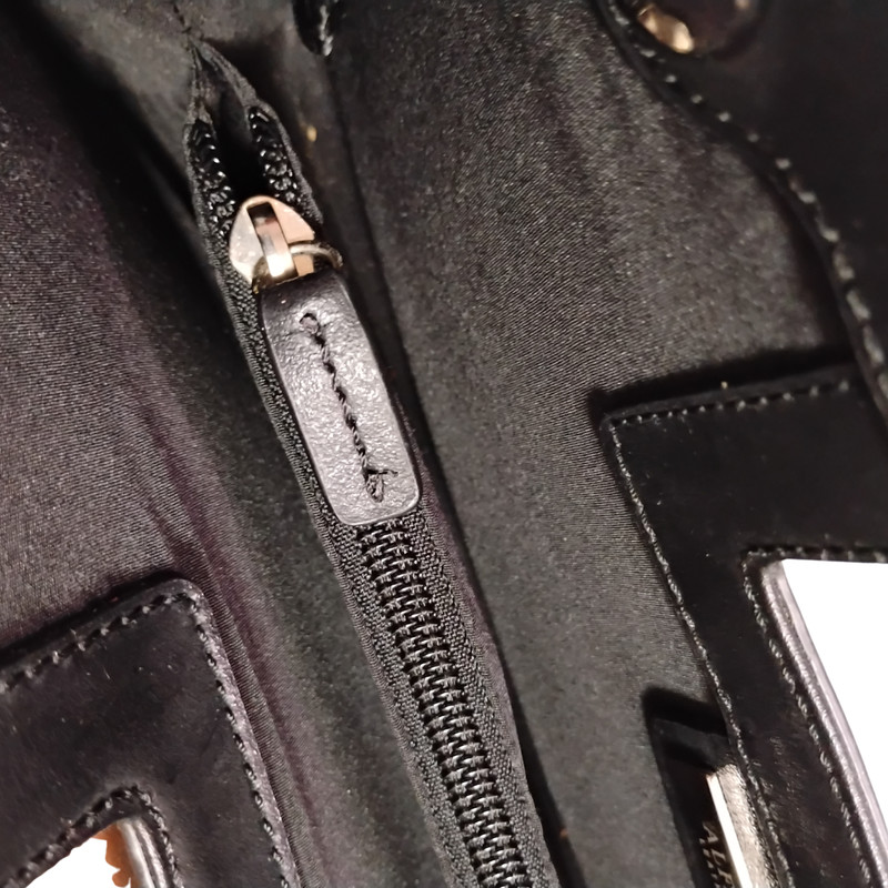 Alfani Leather Clutch | Black | Evening Bag | Small Purse | 14" x 6 1/2" gallery