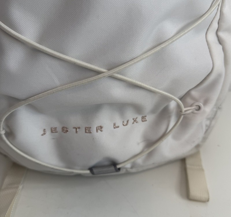 The North Face Jester Luxe Camping Hiking School Ivory White Full Zippered gallery