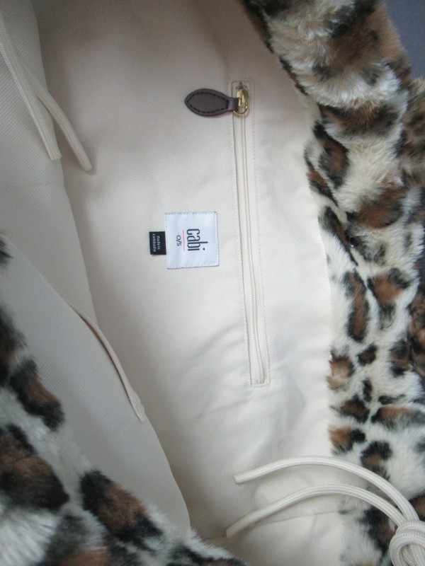 NWOT Cabi Over Sized Carry Bag - Leopard Print - 14" x 7" x 14" - b6 ck gallery
