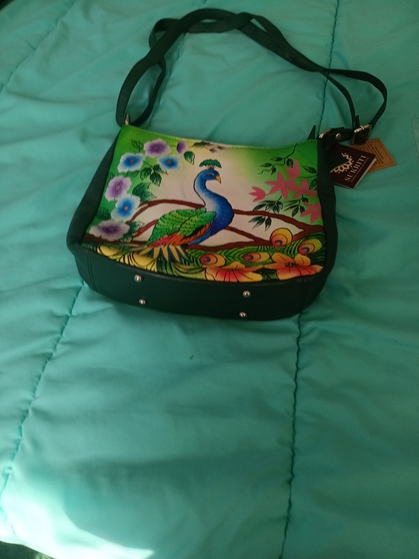 Handpainted.all Leather Handpainted Sukriti Design