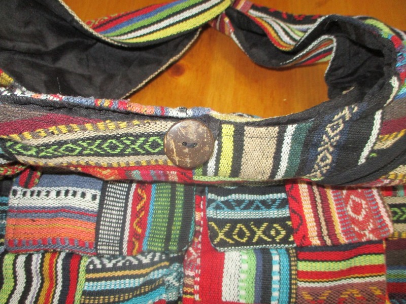 Himalaya Handmade Patchwork Nepal Colorful 100% Cotton Crossbody Shoulder Bag gallery
