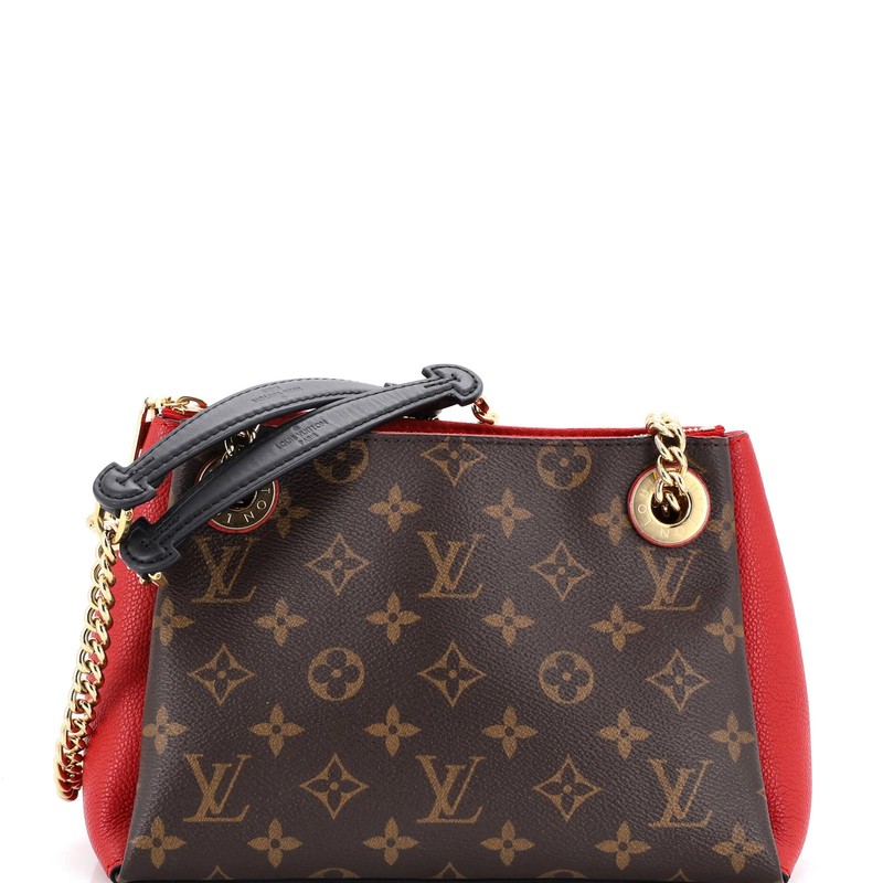 Louis Vuitton Surene Handbag Monogram Canvas with Leather BB