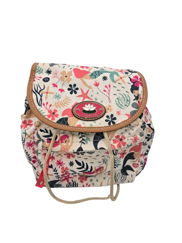 Lily Bloom Mermaid Theme Mini Backpack Drawstring Purse