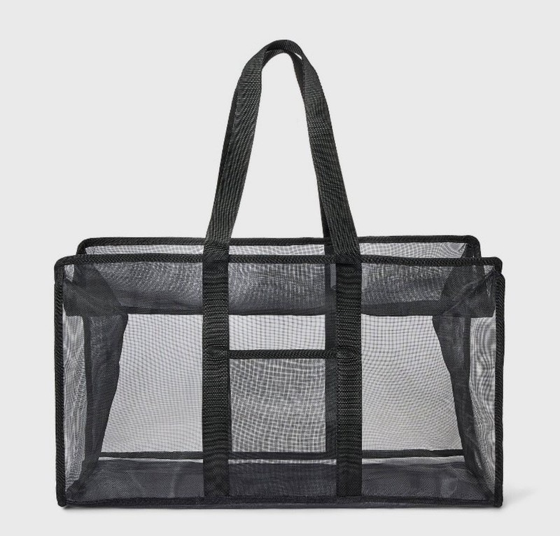 Shade & Shore Packable Zip Top Mesh Tote Beach/Pool Bag