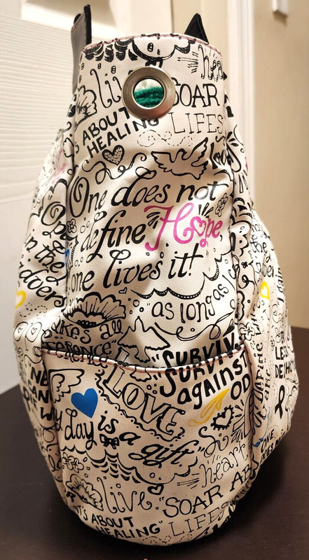 NEW - Miche Prima Shell - "Hope" Retired - colorful word print faux leather gallery
