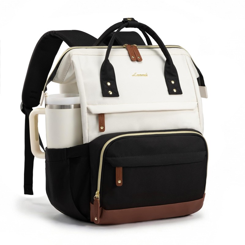 LOVEVOOK Laptop Backpack for Women 15.6 Inch Work Business Backpacks Purse With
