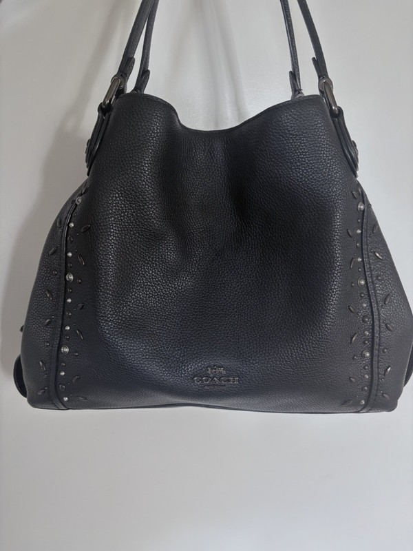 Coach Edie Prairie Rivet Hobo Shoulder Bag