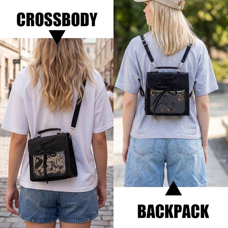 Ita Bag Backpack Mini Crossbody Bags Purse and Handbag for Anime Pin Display