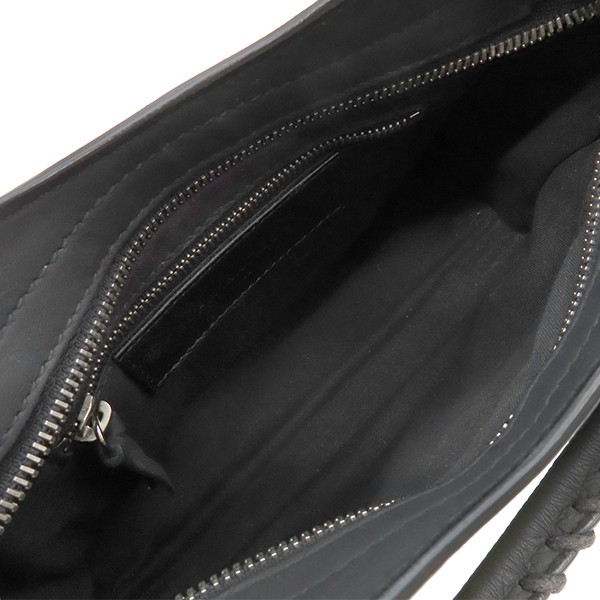 BALENCIAGA 2WAY bag Classic Mini City leather canvas rubber Black x Green gallery
