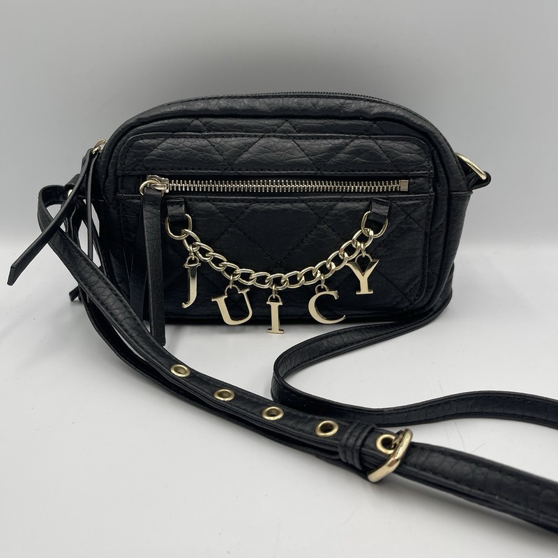 Juicy Couture Chain Quilted Small Lightweight Trendy Crossbody