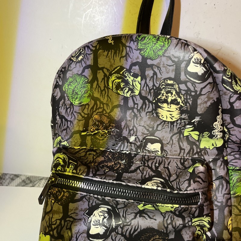 Universal Monsters Bioworld Mini Backpack Dracula Bride Of Frankenstein Mummy gallery
